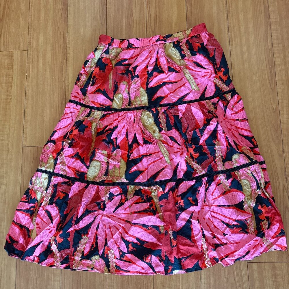 J.Crew Tiered Floral Skirt